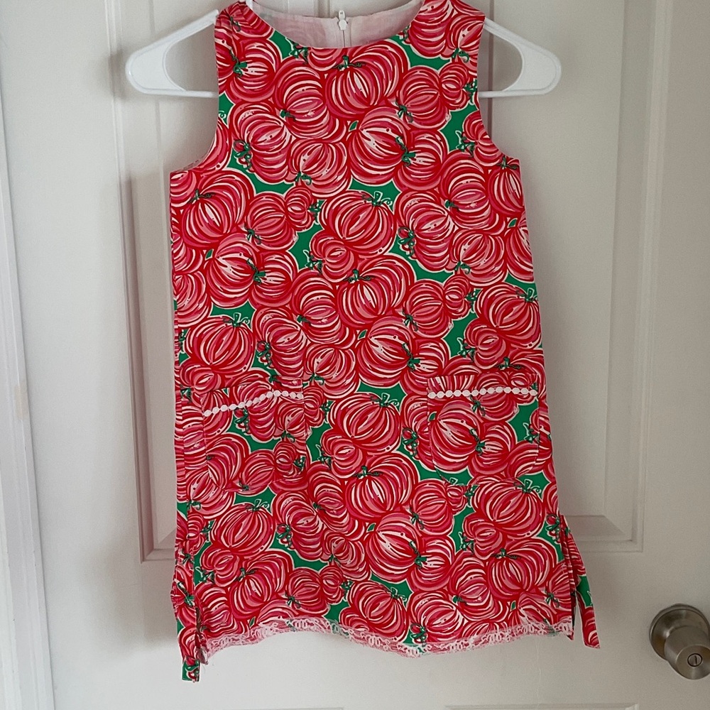 Lilly Pulitzer Pink and Green Floral Dress